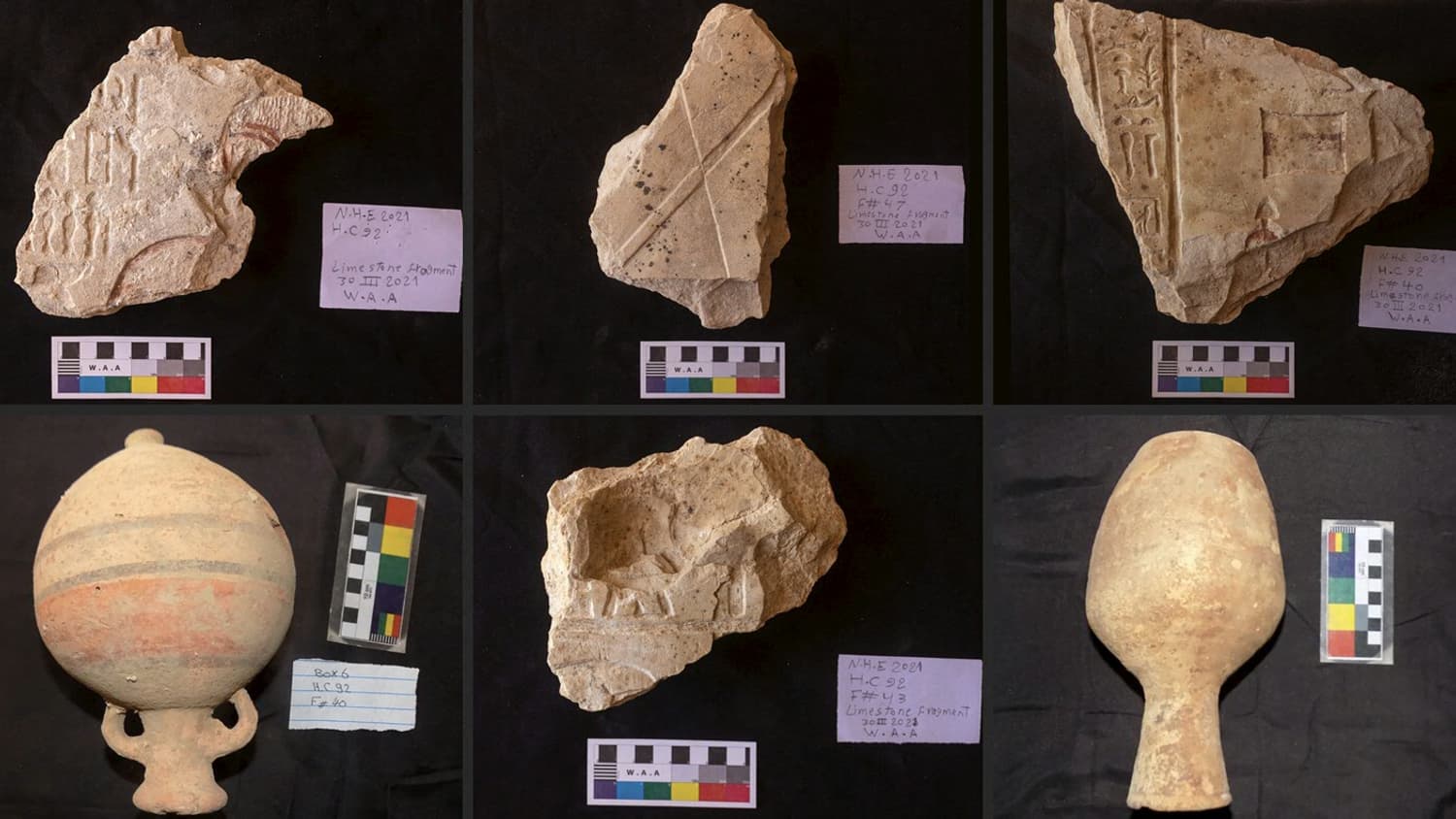 Des objets retrouvés dans les tombeaux Des objets retrouvés dans les tombeaux
