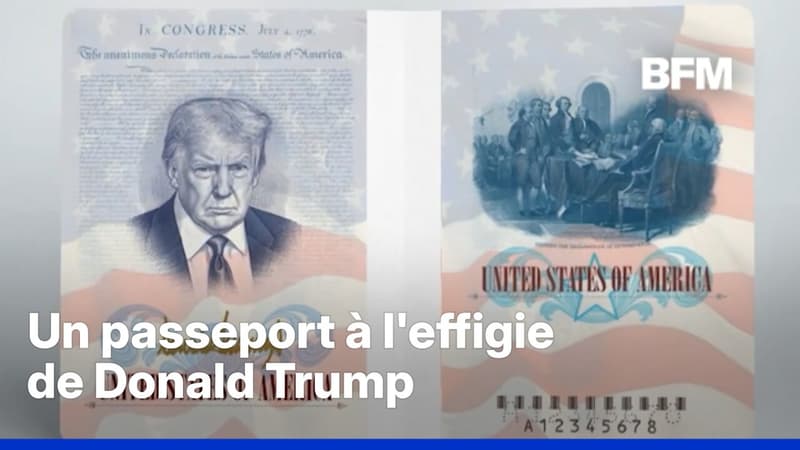 Un passeport américain avec l'image de Donald Trump dévoilé pour le 250e anniversaire des États-Unis