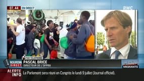 "Nous sommes ici pour mettre en place l'offre du président de la République, qui vise à être solidaire avec l'Espagne, en accueillant une partie des passagers qui relèveraient du droit d'asile"