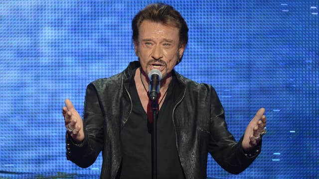 Johnny Hallyday en 2012.