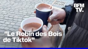 ROBIN DE BFM -  À Paris, un homme négocie des denrées pour les redistribuer aux sans-abris 