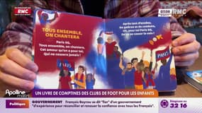 Un livre de comptines des clubs de foot pour les enfants 