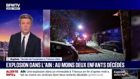 "Une explosion énorme", explique Baptiste, témoin de l'explosion à Trévoux