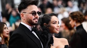 Nabilla et Thomas Vergara en mai 2023 au Festival de Cannes. 
