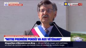 "Notre première pensée va aux vétérans": le maire de Ver-sur-Mer s'exprime lors de la cérémonie du D-Day