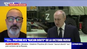 Pour Vladimir Poutine, " l'opération spéciale en Ukraine n'a qu'un seul but: rétablir la paix et protéger les populations russophones du Donbass"