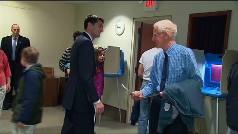 Paul Ryan à Janesville, dans le Wisconsin, le 6 novembre