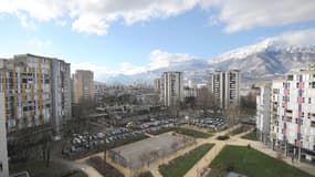 Le quartier de la Villeneuve, à Grenoble, en décembre 2012.