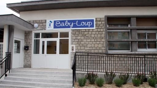 Vue le 3 juin 2014 de la crèche privée Baby-Loup de Conflans-Sainte-Honorine, à l'ouest de Paris, qui fut au coeur d'un médiatique procès sur le port du voile