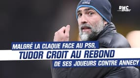 OM : malgré la claque face au PSG, Tudor voit des joueurs "toujours motivés"