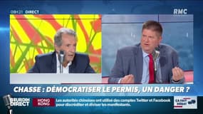 Chasse: Willy Schraen, de la fédération nationale des chasseurs, défend la chasse à la glue: "Ca n'est pas tuant !"