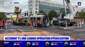 Accident du T1 : une lourde opération d'évacuation