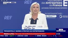 Marine Le Pen: "Suppression de la cotisation foncière des entreprises"