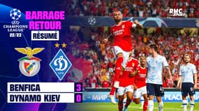 Résumé : Benfica (Q) 3-0 Dynamo Kiev - Barrages Ligue des champions