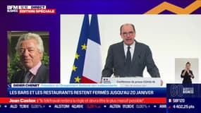 Didier Chenet (GNI) : Les bars et restaurants fermés jusqu'au 20 janvier - 26/11