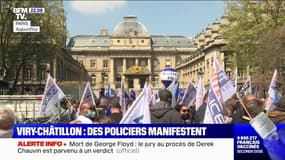 Viry-Châtillon: des policiers manifestent après que le verdict a été rendu