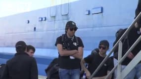 Football / Les supporters corses en route pour Paris - 10/04