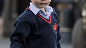 Le prince George le jour de sa première rentrée scolaire
