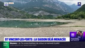 Saint-Vincent-Les-Forts: la saison déjà menacée, en raison du niveau du lac de Serre-Ponçon