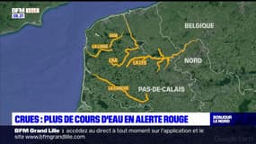 Inondations dans le Pas-de-Calais: la Liane repasse en vigilance orange