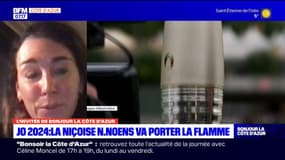 Nice: une "fierté" pour Nastasia Noens, qui portera la flamme olympique