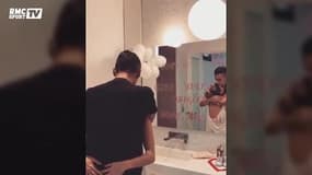 Marquinhos apprend qu'il va être papa et fond en larmes