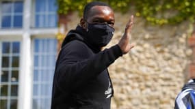 Steve Mandanda à Clairefontaine avec l'équipe de France, le 31 août 2020