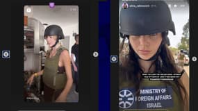 Des captures d'écran des stories Instagram de Maya Keyy et Alina Rabinovich