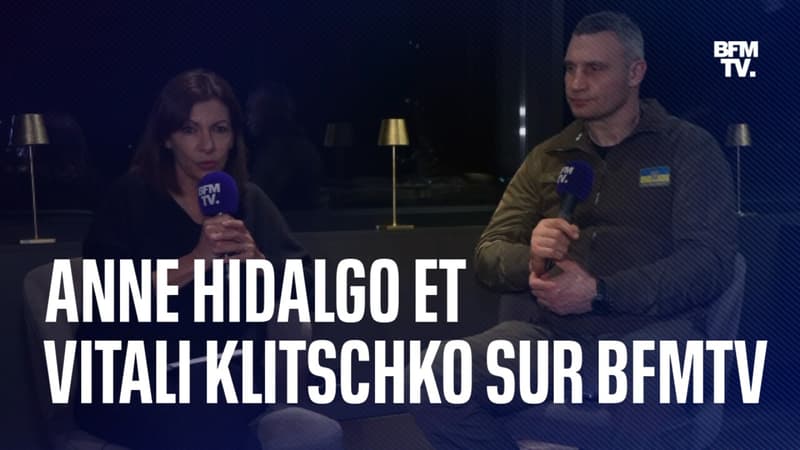L'interview d'Anne Hidalgo et de Vitali Klitschko sur BFMTV en intégralité