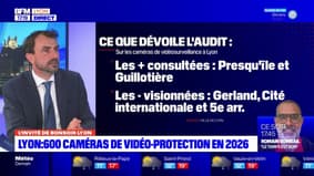 Lyon: un audit sur les caméras de vidéosurveillance jugé "indispensable" par Grégory Doucet