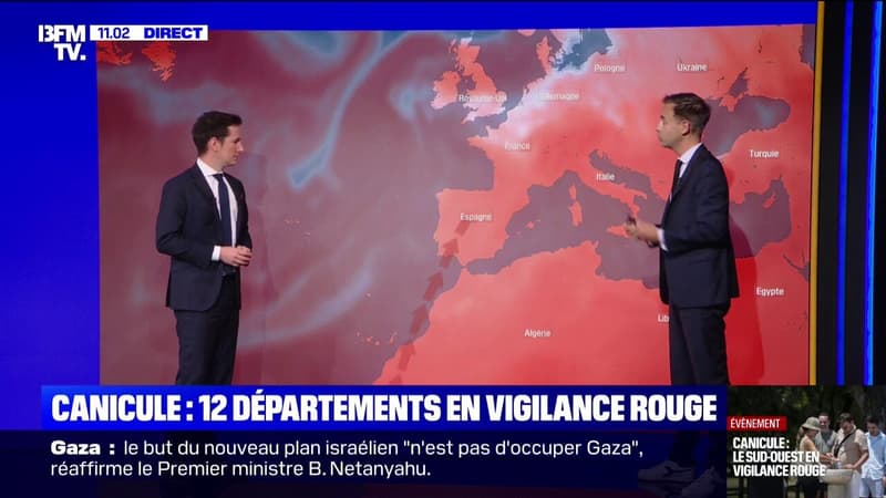 Canicule: vers des records absolus de température dans le Sud-Ouest?