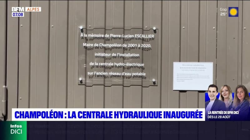 Hautes-Alpes: la centrale hydro-électrique de Champoléon a été inaugurée