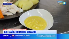 Les apéros phares de Provence: l'aïoli du Jardin Mazarin à Aix-en-Provence