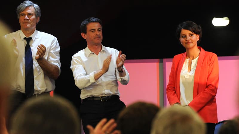 Le Premier ministre Manuel Valls était à Cenon, en Gironde, accompagné de Stéphane Le Foll et Najat Vallaud-Belkacem.