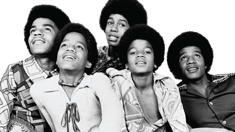 Les Jackson 5 sur la couverture du disque "I want you back! Unreleased Masters"