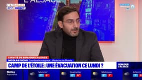 L'évacuation du camp de la place de l'Etoile à Strasbourg n'a pas encore eu lieu