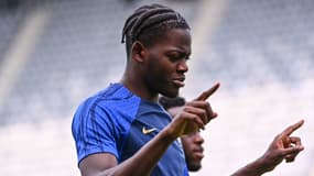 Castello Lukeba avec les Espoirs, 1er juillet 2023