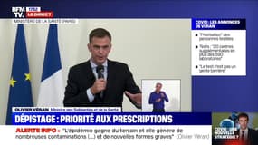 Olivier Véran sur les tests: "Il n'y a pas de carence en réactifs"