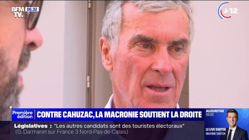 Jérôme Cahuzac, ancien ministre et candidat sans étiquette aux législatives, signe son grand retour en politique