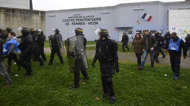 Le centre pénitentiaire de Rennes-Vezin.
