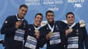Natation : La joie du relais 4x200m nage libre, médaillé de bronze aux championnats d'Europe