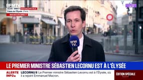 Le Premier ministre Sébastien Lecornu a quitté Matignon et vient de faire son arrivée à l'Élysée