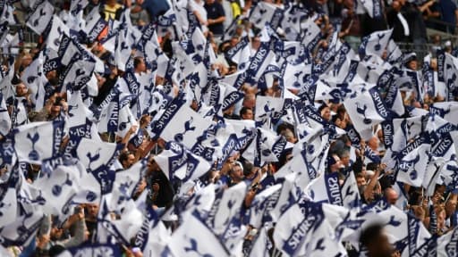 Les supporters de Tottenham