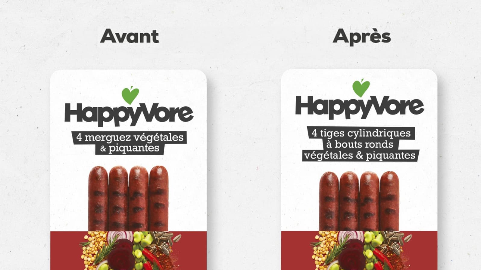 HappyVore réagit en présentant ses "tiges cylindriques à bouts ronds"