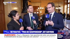 Réforme des retraites: "On n'est pas figés", assure Sylvain Maillard (député "Ensemble pour la République")