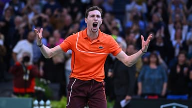 Ugo Humbert lors du Masters 1000 de Paris, le 31 octobre 2024.