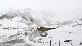 Image d'illustration du Col de la Madeleine dans les Alpes, le  6 novembre 2017