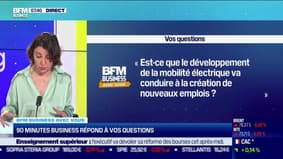 BFM Business avec vous : Le développement de la mobilité électrique va-t-il conduire à la création de nouveaux emplois ? - 29/03