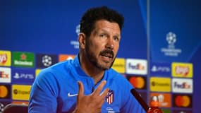 L'entraîneur argentin Diego Simeone, à Madrid le 12 avril 2022