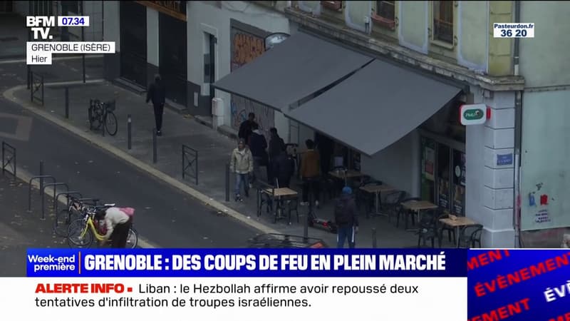 Grenoble: des coups de feu tirés en l'air en plein un marché thumbnail